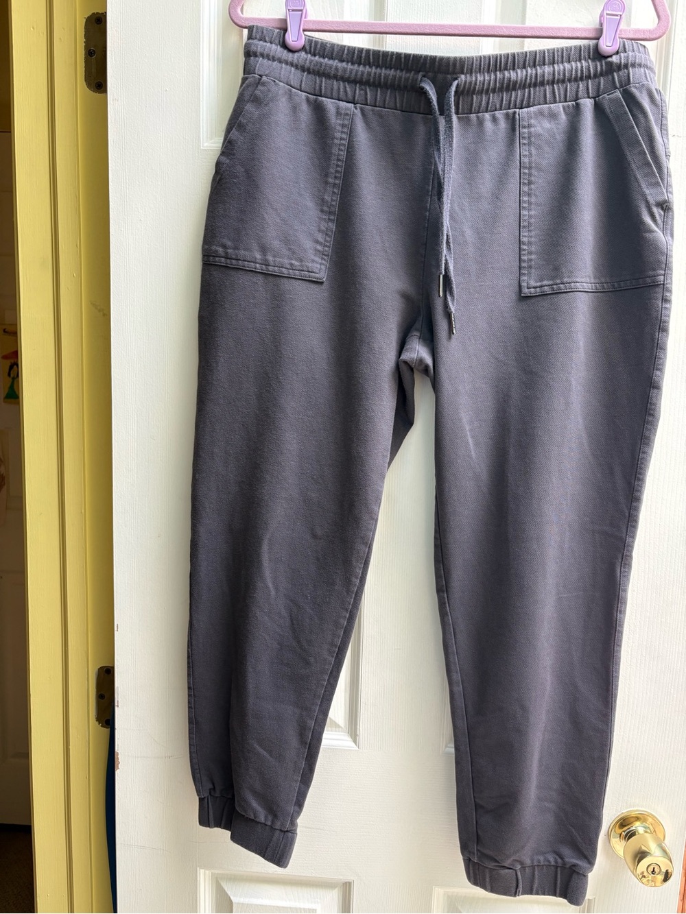32 DEGREES Cool Women’s Twill ‘Olive Green’ Jogger Pants Sz L. - Picture 1 of 6